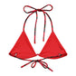 LEKSAND RED BIKINI TOP