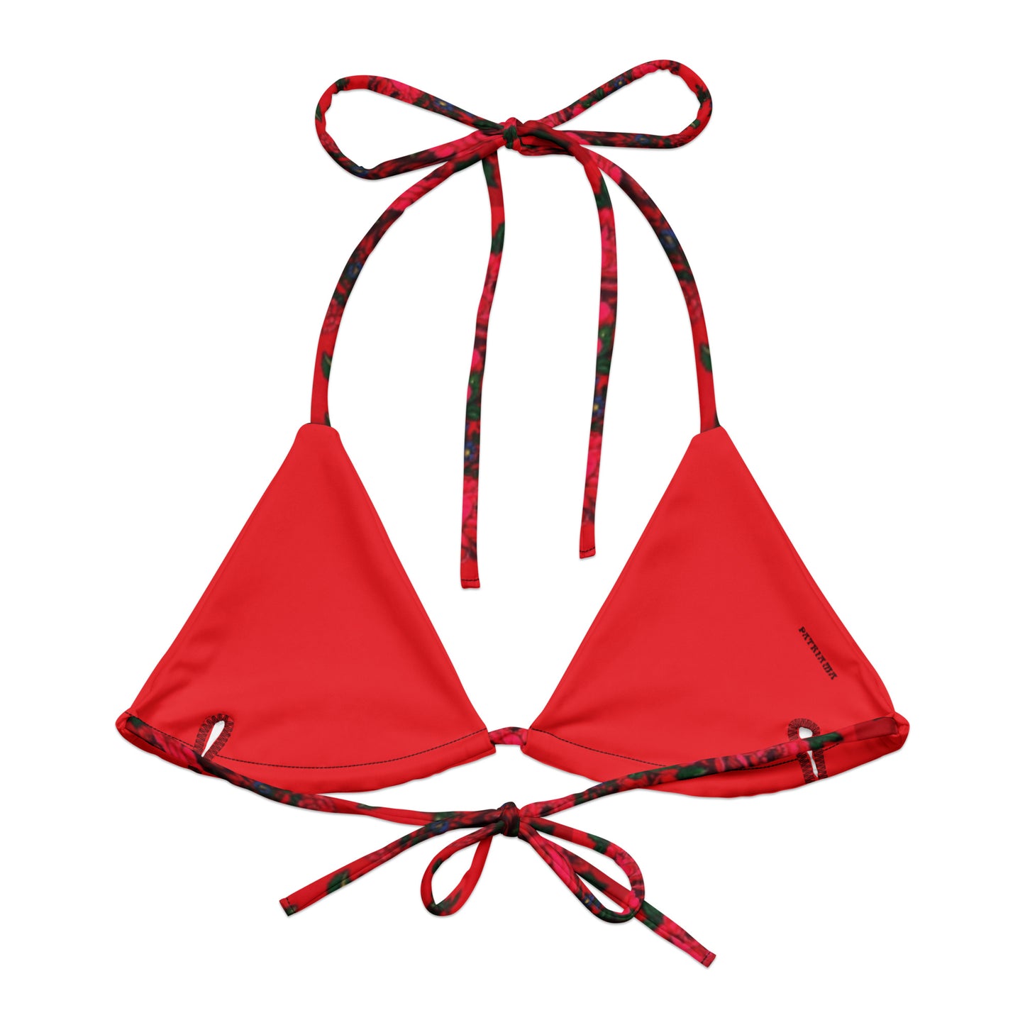 LEKSAND RED BIKINI TOP