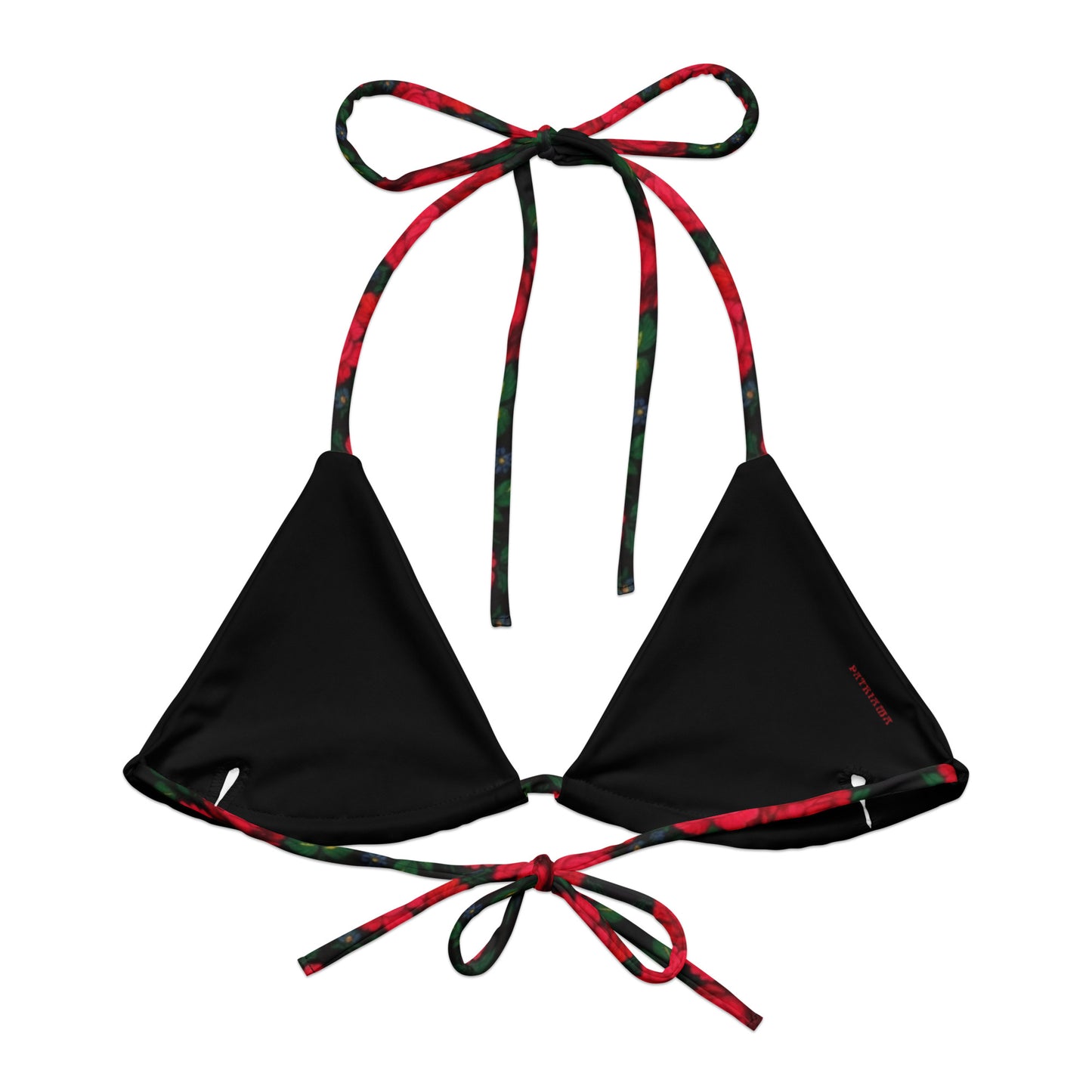 LEKSAND BLACK BIKINI TOP