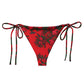 LEKSAND RED BIKINI BOTTOM